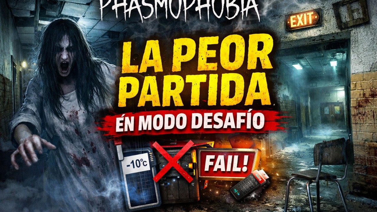 LA PEOR PARTIDA EN EL MODO DESAFÍO | PHASMOPHOBIA
