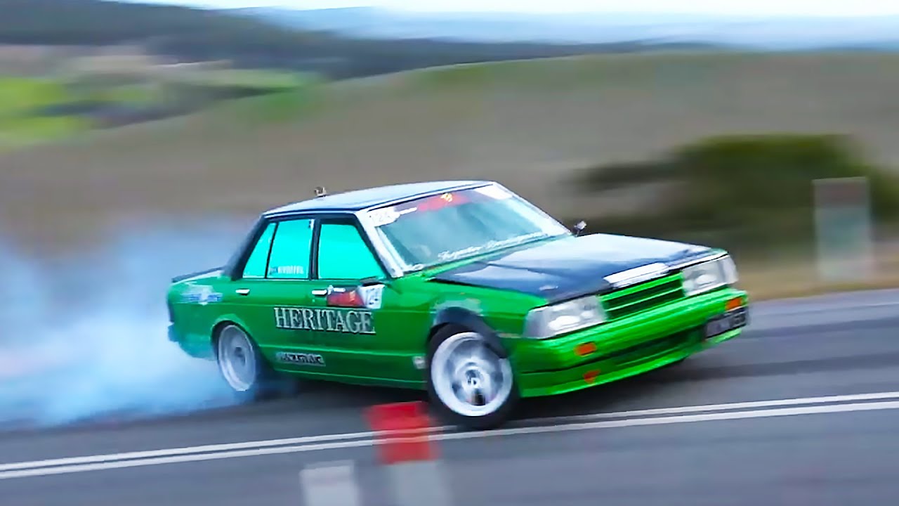 ROTARY powered Nissan Bluebird (Hillclimb drift) - Pure Sound