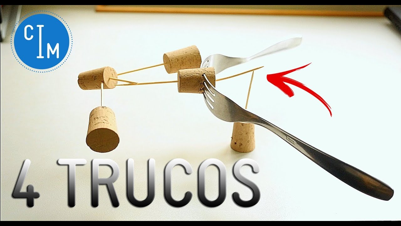 TRUCOS LOCOS DE EQUILIBRIOS | Equilibrios increíbles con tenedores y palillos