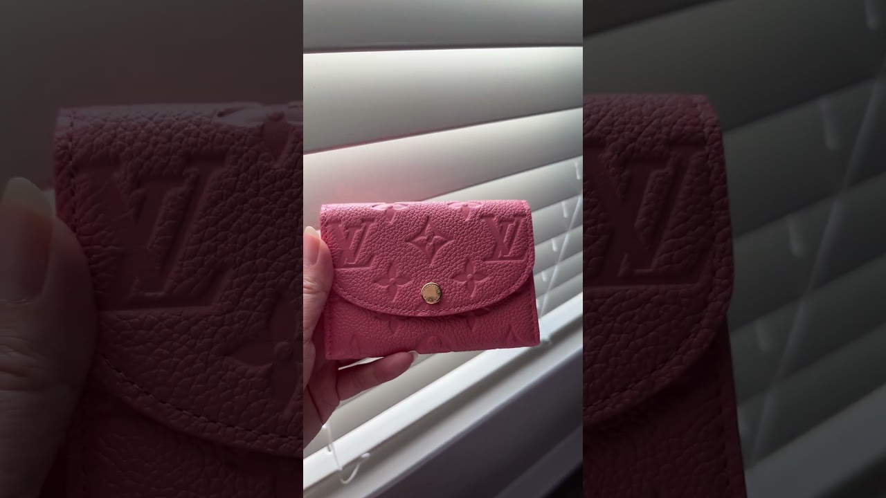 Louis Vuitton Rosalie Coin Purse in Tender Bliss 💕 #louisvuitton #lvslg #lv #smallleathergoods