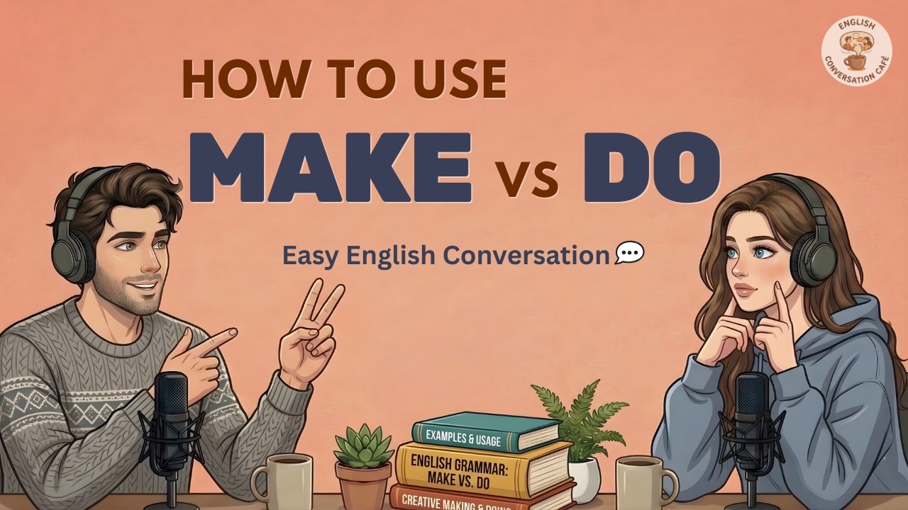 English Podcast for Learning English | MAKE vs. DO: The #1 Mistake English Learners Make