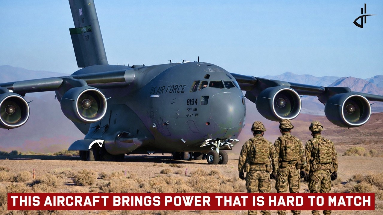 The Moment the Giant C-17 Globemaster Landed Carrying a Surprisingly Secret Cargo !