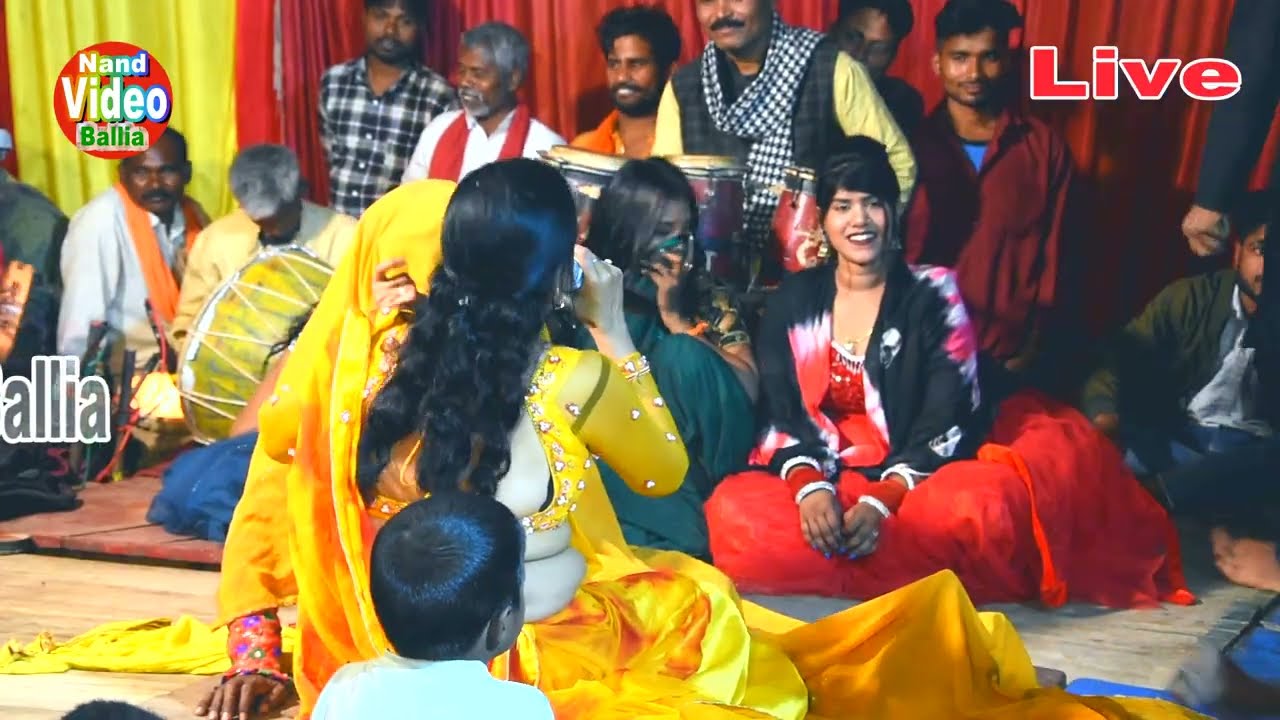 रात~ नचनिया के साथ चदर में गदर मचा दिये #ठाकुर_प्रसाद कॉमेडियन | Bhojpuri Nach Program Deshi