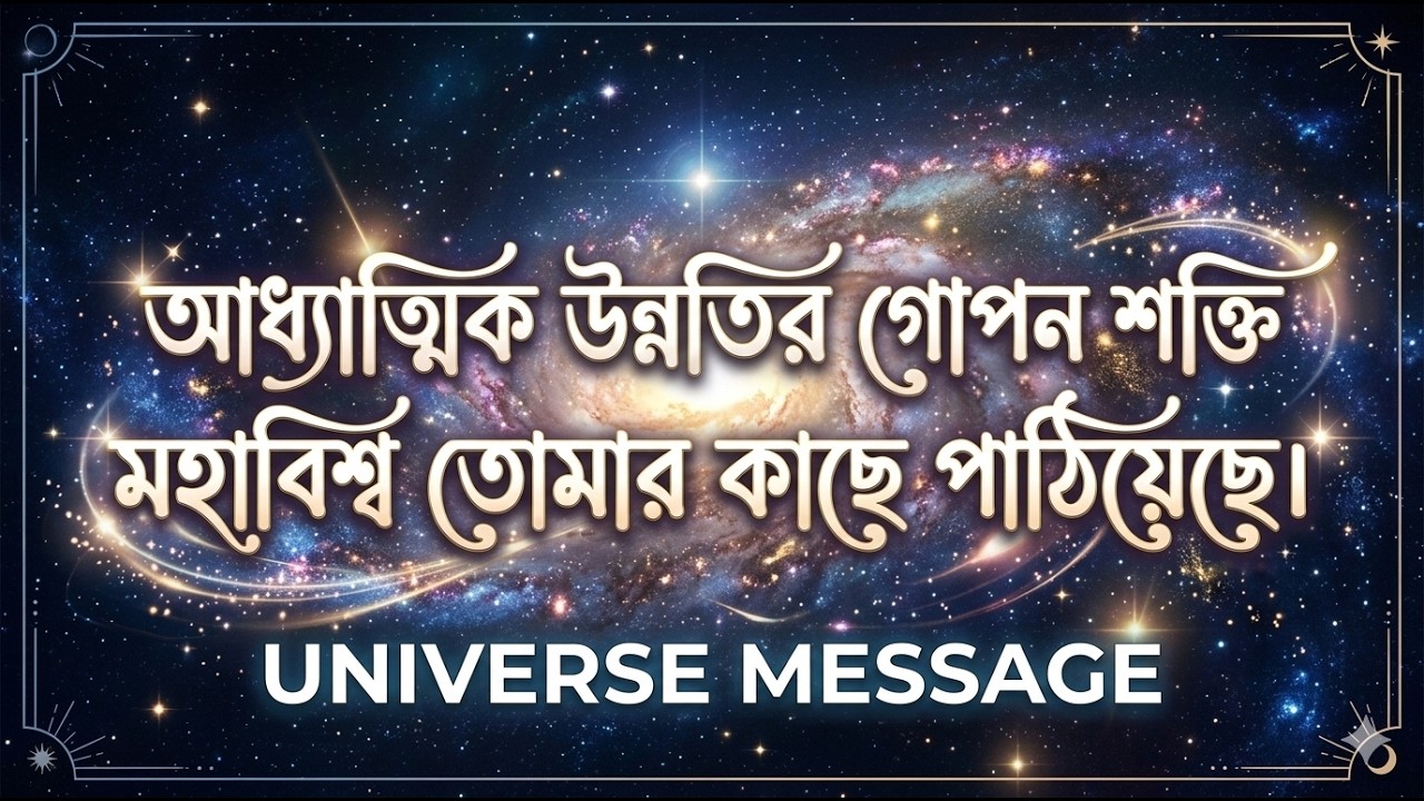 ✅আধ্যাত্মিক উন্নতির গোপন শক্তি মহাবিশ্ব তোমার কাছে পাঠিয়েছে।