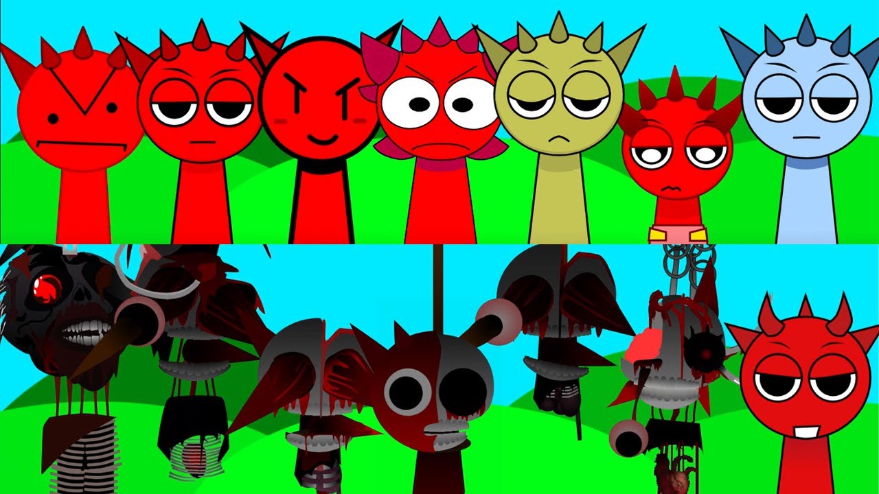 💥Sprunki But All Raddy🔴Red Mayhem Begins!🫨incredibox sprunki animation
