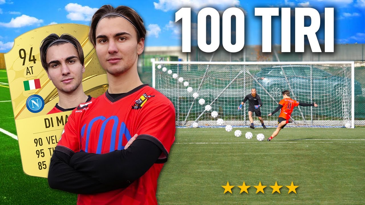 🎯⚽️ 100 TIRI CHALLENGE: FABIO DI MAURO | Quanti Goal Segnerà su 100 tiri?