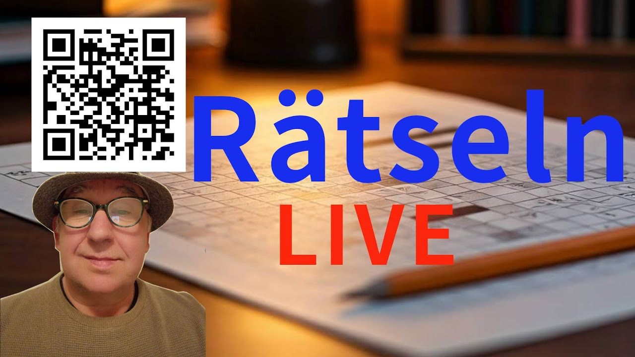 Rätseln Live am Samstag 24.1.2026 um 20.15 Uhr
