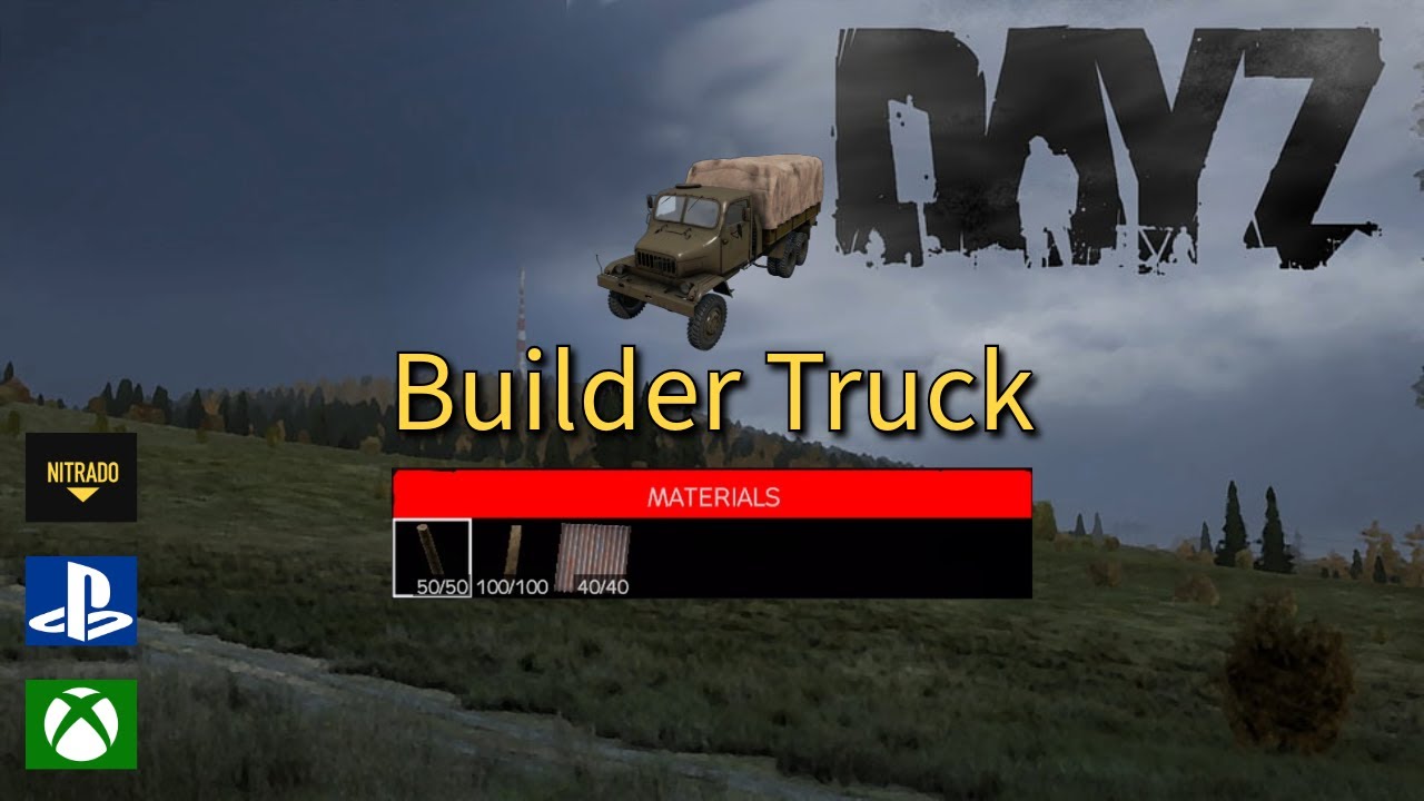 DAYZ | HOW TO SPAWN A TRUCK FULL OF BUILDING SUPPLIES PS4/XBOX NITRADO SERVER