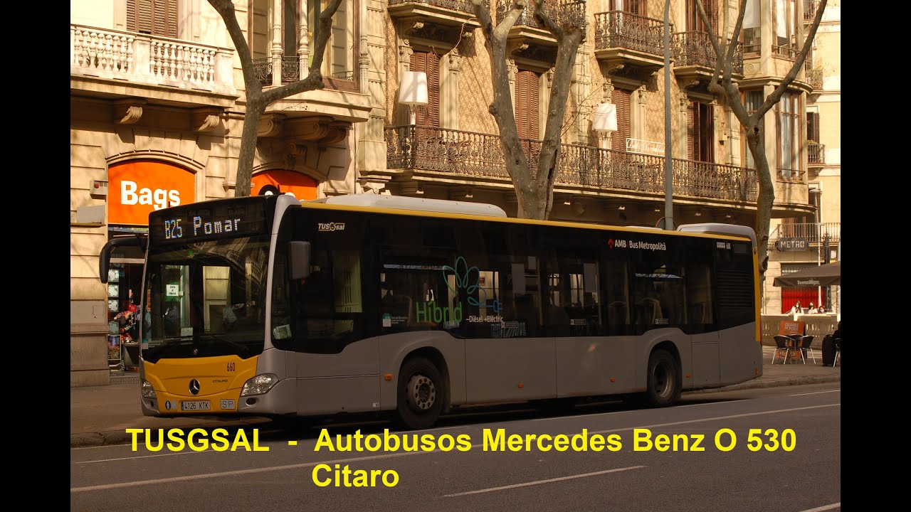 TUSGSAL. Badalona.  Autobusos Mercedes Benz O 530 Citaro