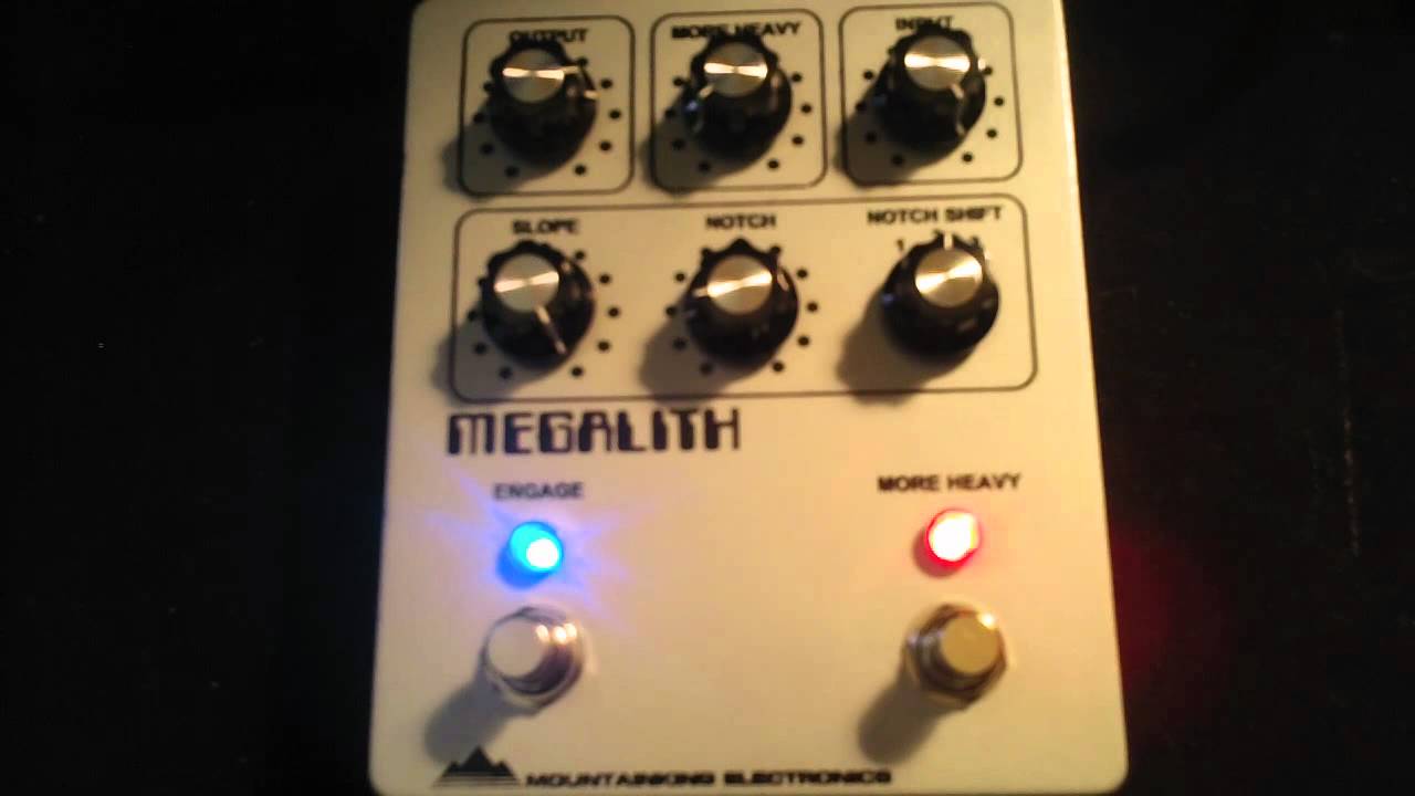 Mountainking Electronics Megalith Fuzz - GUITAR Demo - Drop A DOOM