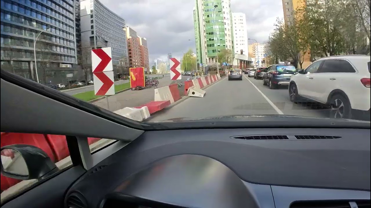 POV Ride in Warsaw, Poland | City Drive