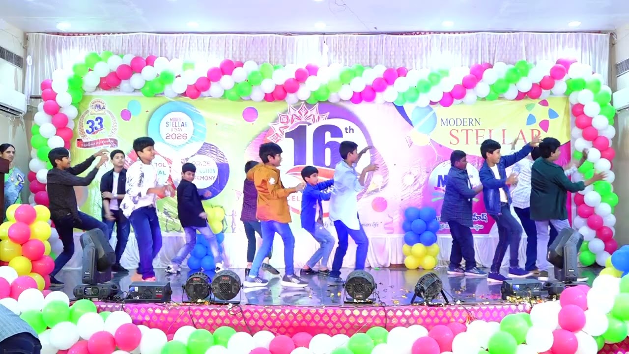 Modern Stellar School 16th Annual day - 6th A & B boys