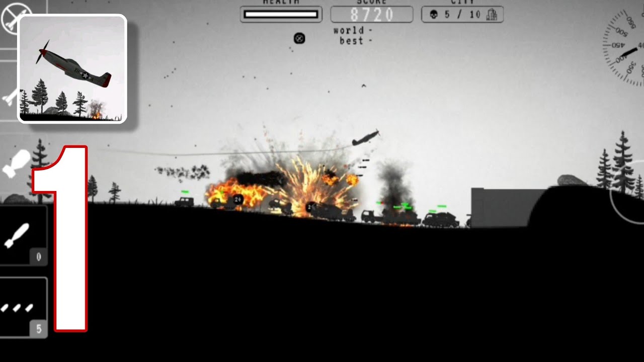 WW2 Warplane Fighter Bomber - Gameplay Part 1 ( Ios, Android)