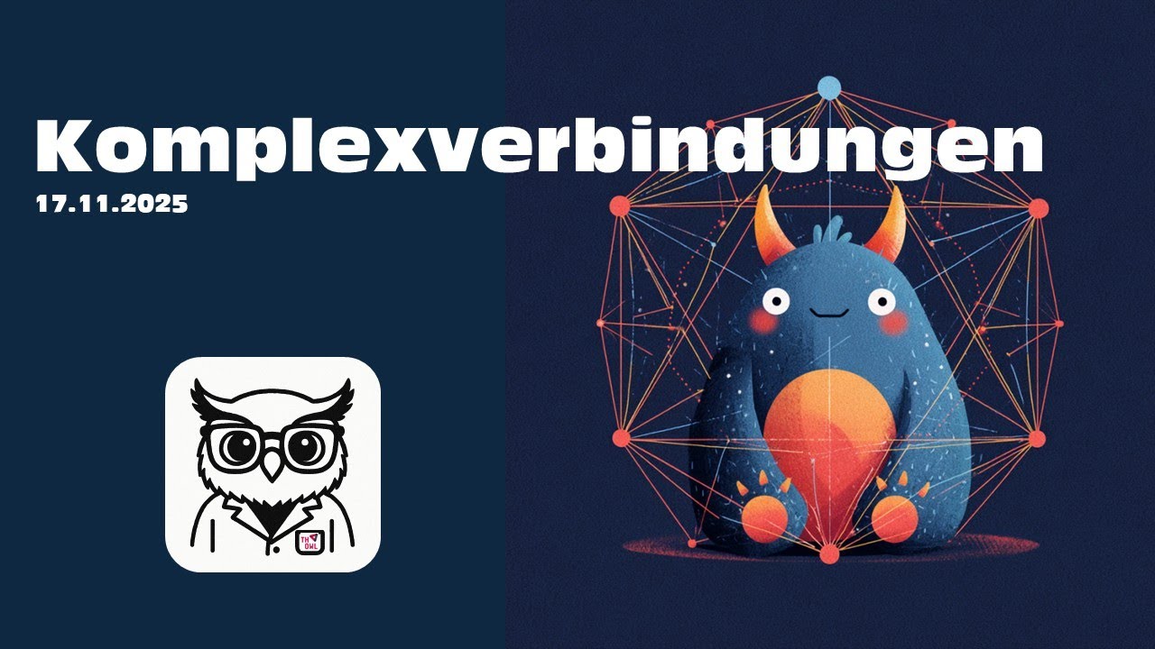 Allgemeine Chemie - Koordinationsverbindungen - TH OWL - WiSe 2025/26 - 17.11.2025