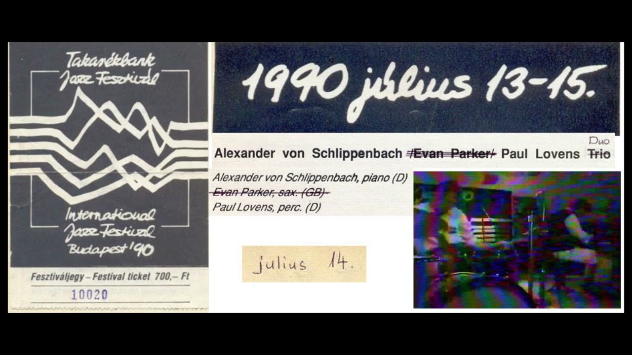 Schlippenbach Lovens Duo - Kamaraerdő 1990