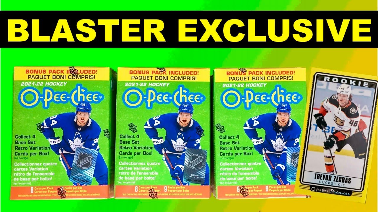 TOP RETAIL EXCLUSIVE PULL! - 2021-22 O-Pee-Chee Hockey Retail Blaster Box Break x3