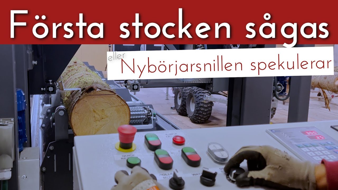 S&aring;gar f&ouml;rsta stocken p&aring; bands&aring;gverket - Trak-met TTP600 Standard med hydraulik