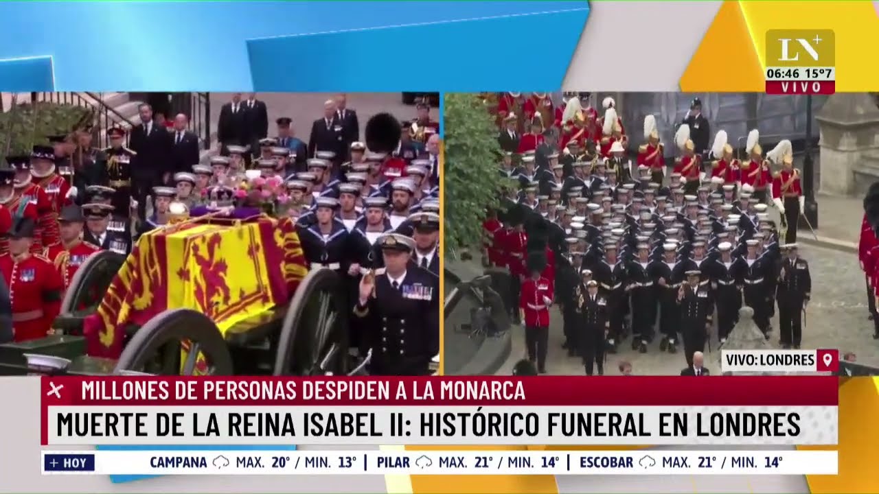 Millones de personas despiden a la reina Isabel en Londres: histórico funeral en Reino Unido