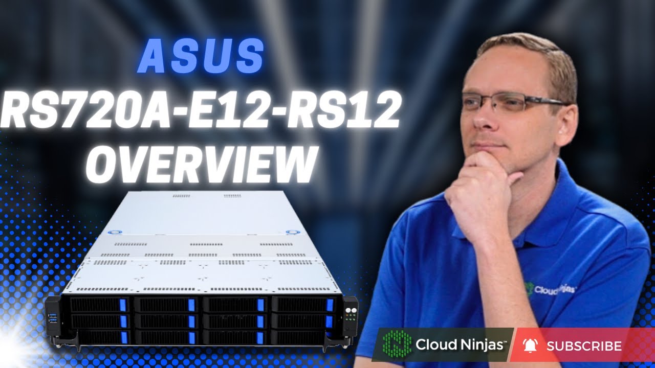 ASUS RS720A-E12-RS12 Server Overview: AMD Genoa Powerhouse | DDR5, GPU, Storage & More