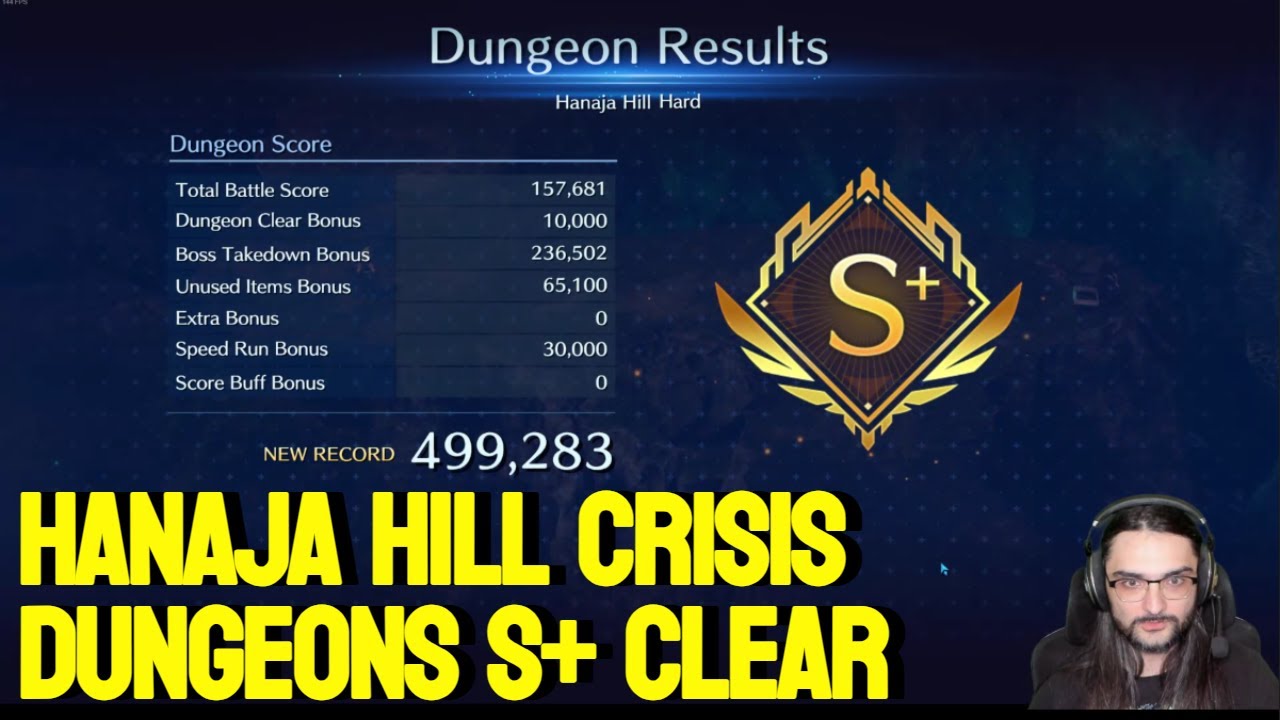 Hanaja Hill Crisis Dungeon S+ Normal & Hard - FF7 Ever Crisis