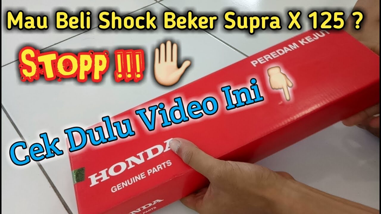 Unboxing Review Shock Breaker Ori Honda Supra X 125