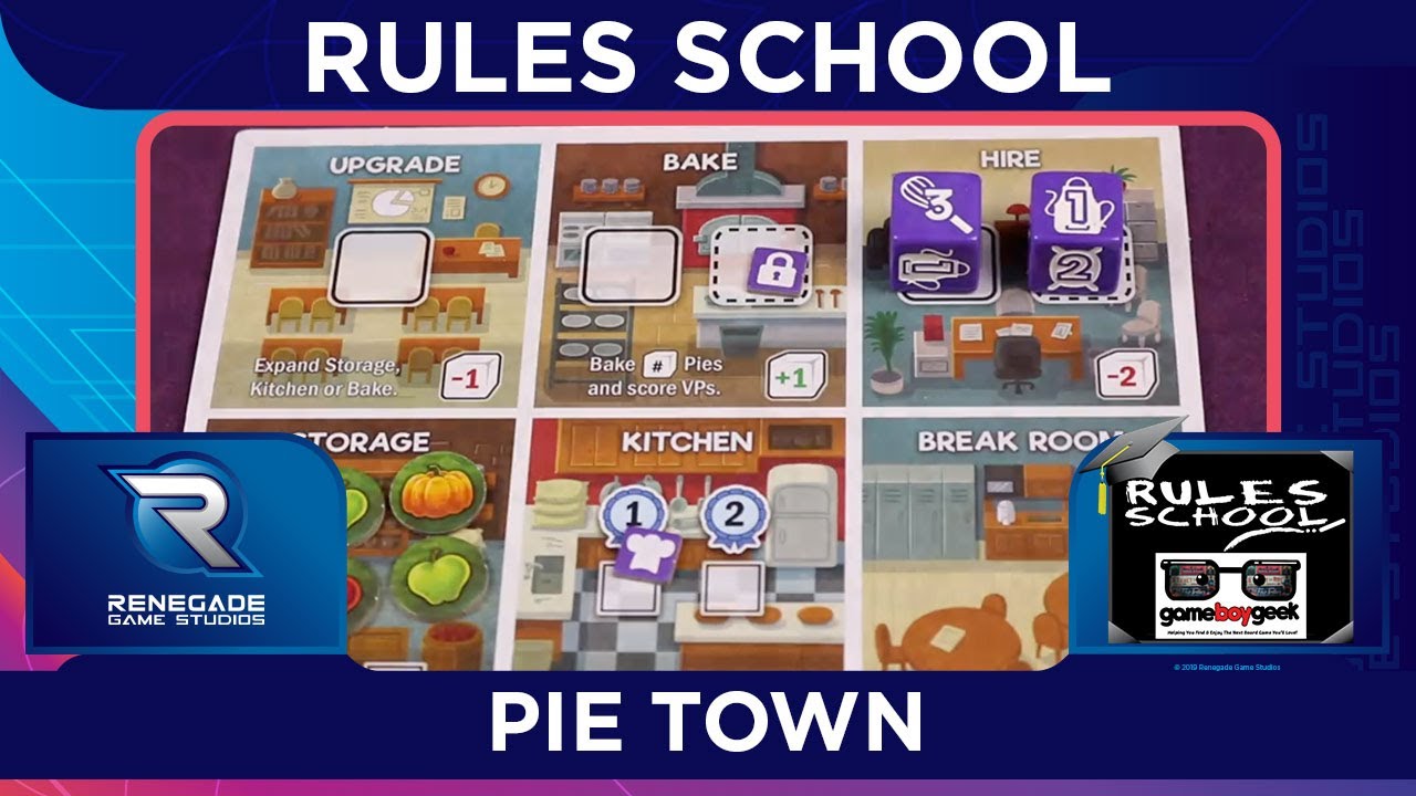 How to Play Pie Town (Rules School) with the Game Boy Geek