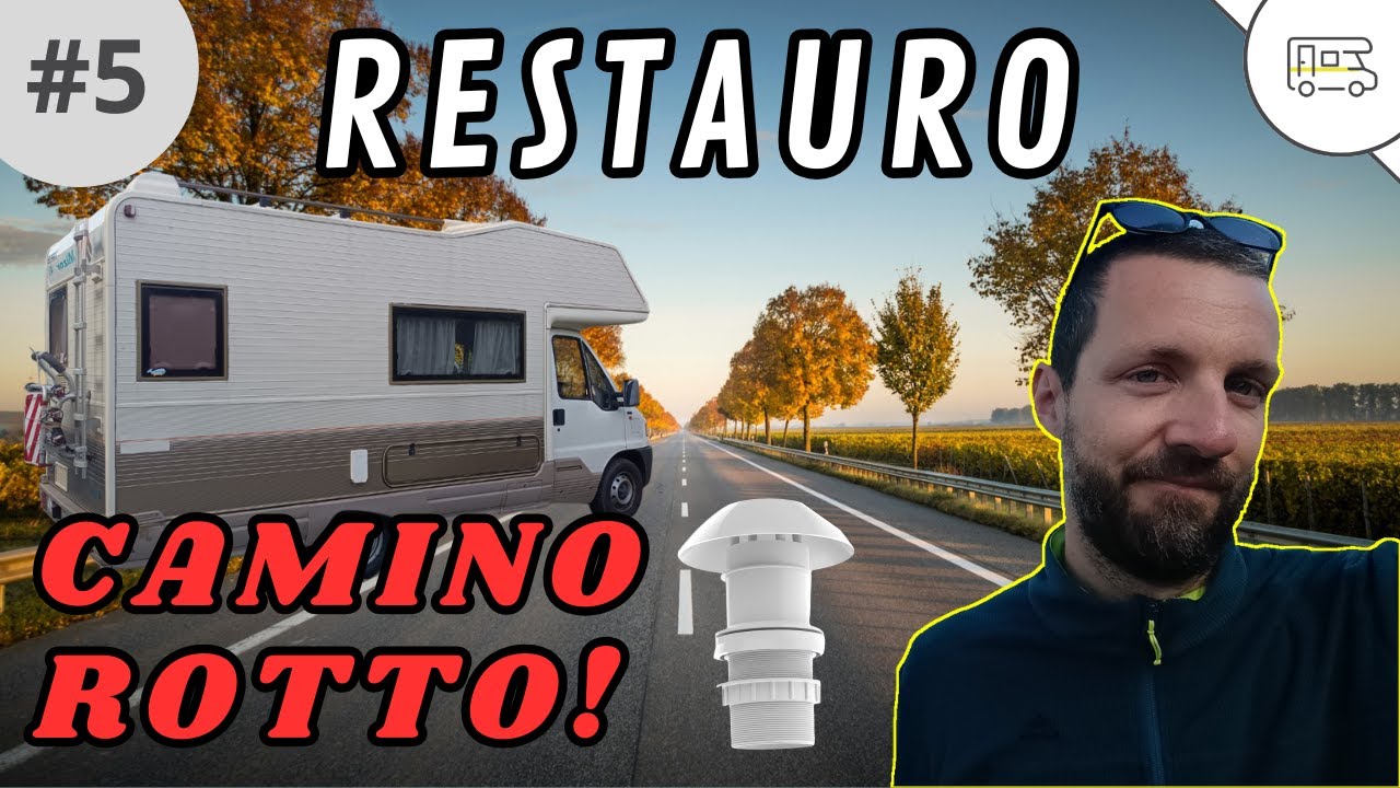 Restauro camper fai da te - Camino truma e sigillature. PolyMax e Gomma Liquida