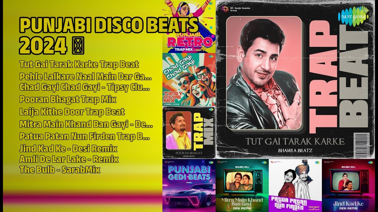 ਡਿਸਕੋ ਪੰਜਾਬੀ ਬੀਟਸ 2024 ✨ | Bhamra Beatz Songs | Tut Gai Tarak Karke Trap Beat