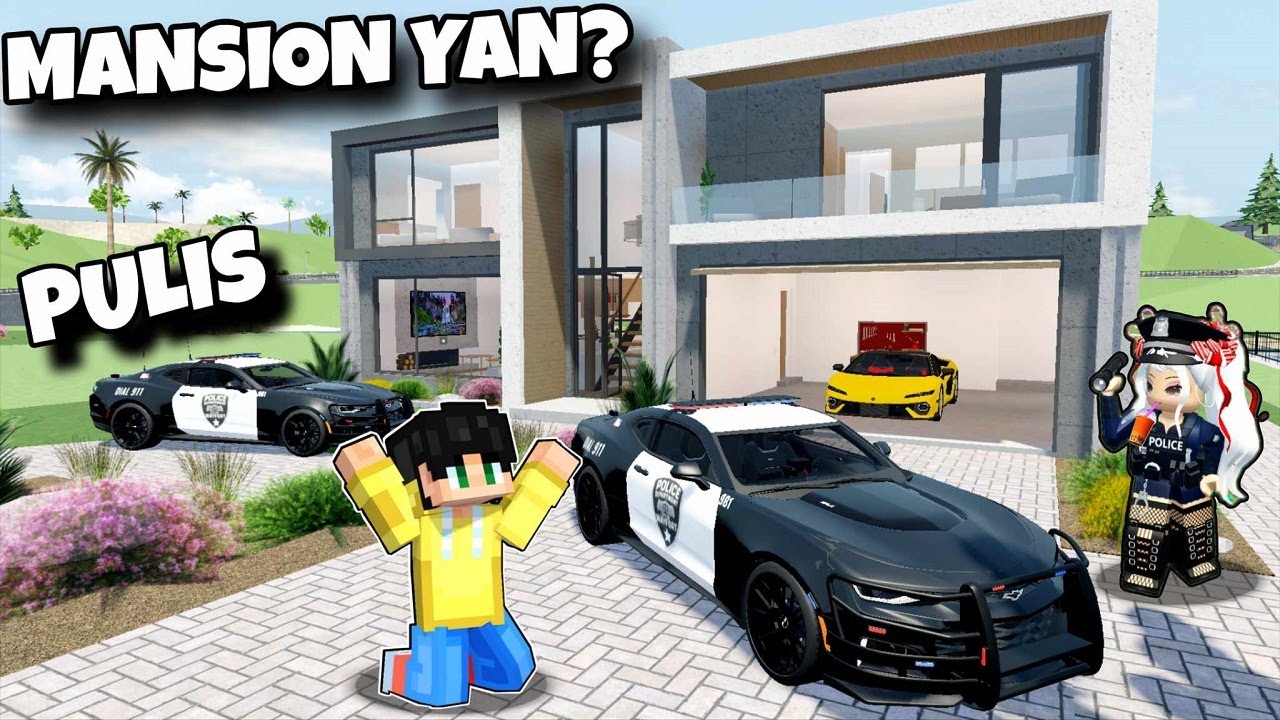 PULIS na BABAE BUMILI KAMI ng BAGONG MANSION na MALAKI sa ROBLOX