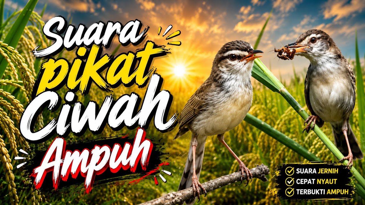 Suara pikat ciblek sawah ampuh