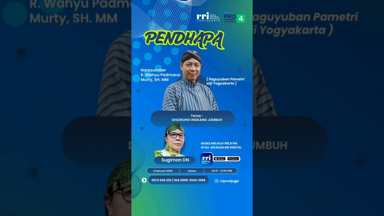 Pendhapa RRI, Pametriwiji dhuwung ingkang jumbuh