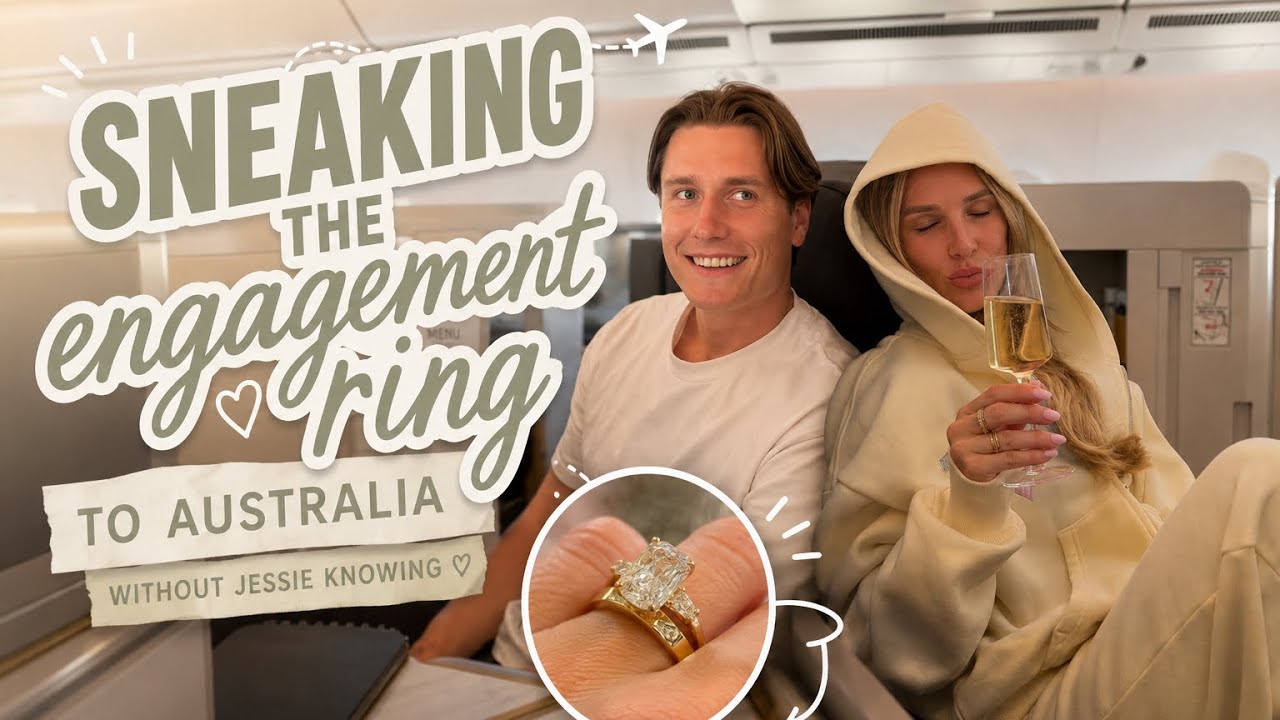 Летим в Австралию с СЕКРЕТНЫМ обручальным кольцом 💍✈️ Мы не спали 24 часа…