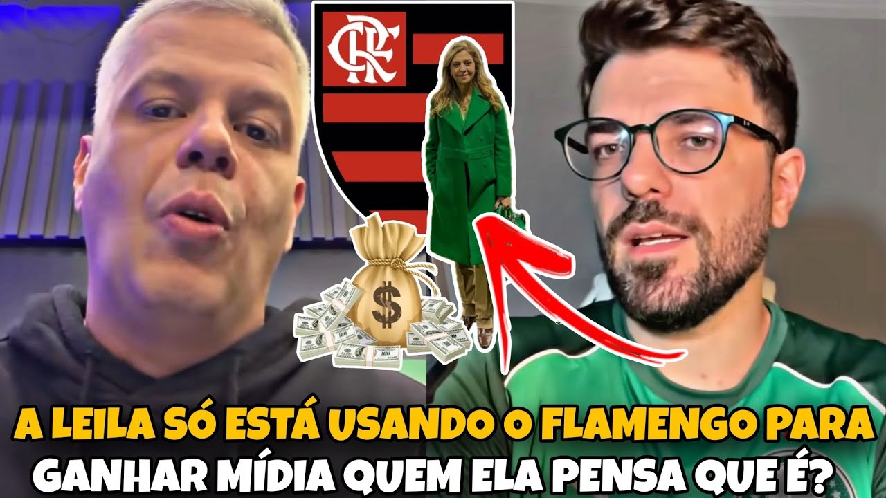 PALMEIRENSE E JORNALISTA JANTARAM A LEILA PEREIRA EM FAVOR DO FLAMENGO KKKK ( OPINA PORCO E MAIS )
