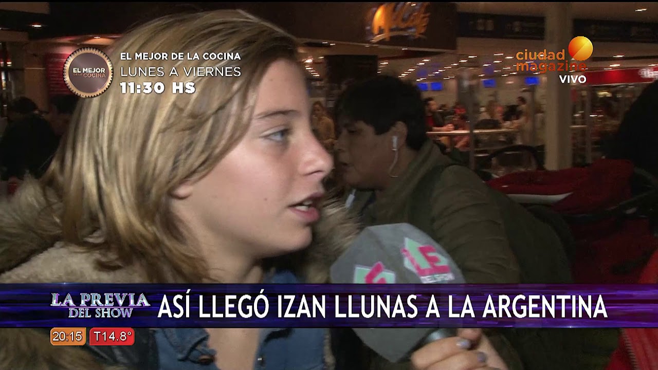 Así llegaba Izan Llunas a Argentina