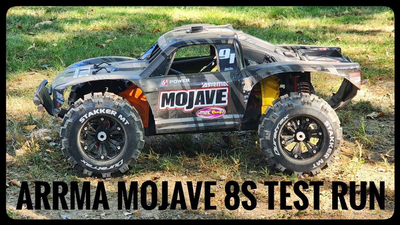 ARRMA MOJAVE 8s REVIEW and TEST RUN