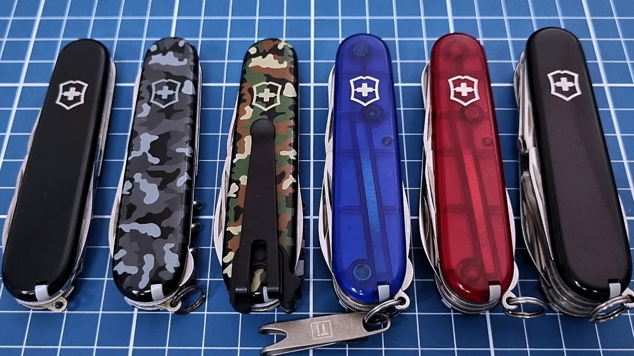 Canivetes Victorinox de 91mm: Spartan, Tinker, Climber, Super Tinker e Explorer! #victorinox #edc