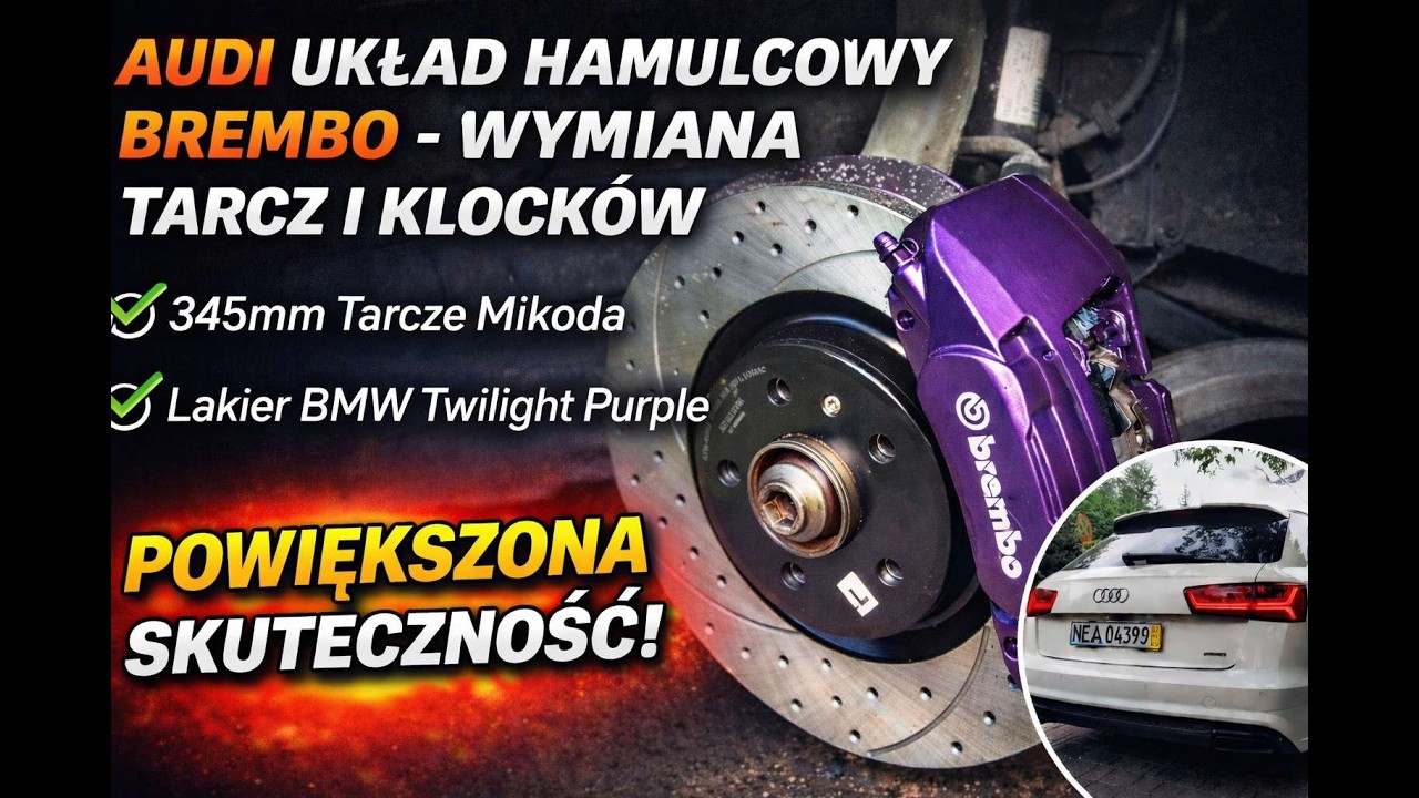Audi – Wymiana tarcz i klocków hamulcowych Brembo | Kompletny poradnik