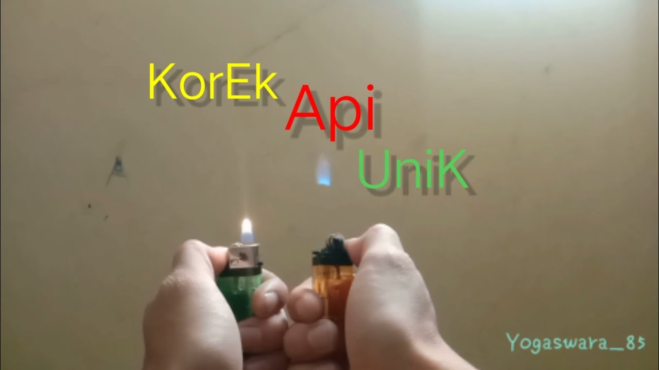 cara buat korek api biasa jadi unik