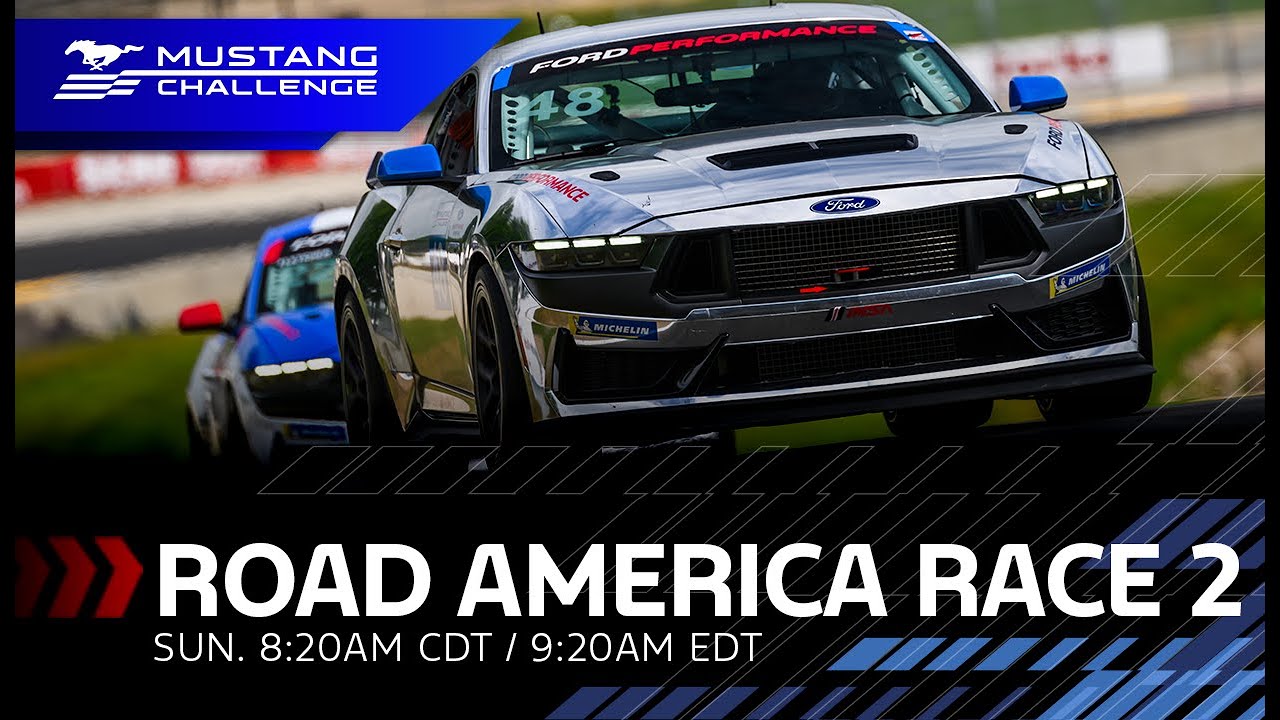 🔴 Гонка 2 I Road America I Mustang Challenge | Ford Performance