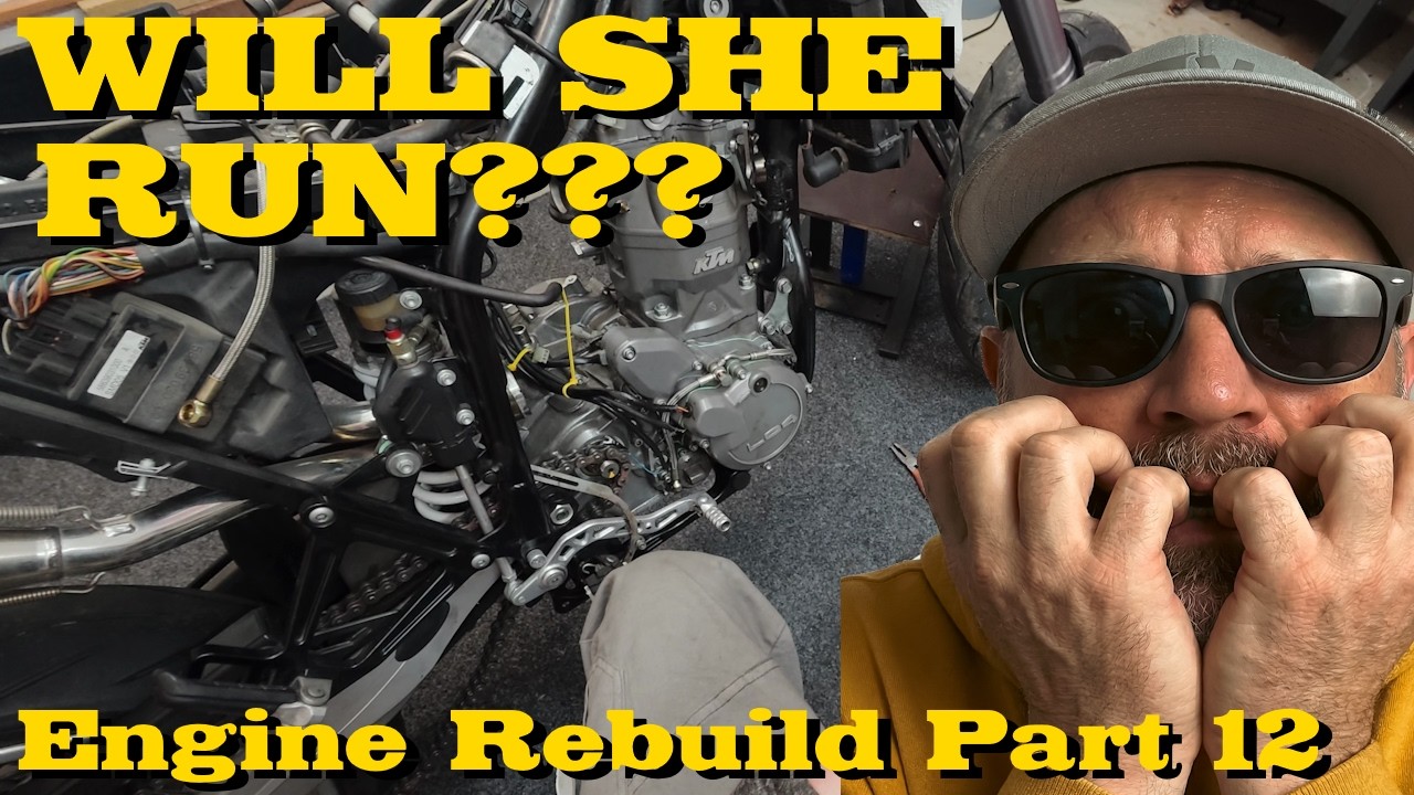 KTM 640 LC4 - WILL she RUN? The Engine ist back in! [Engine Rebuild Part 12]