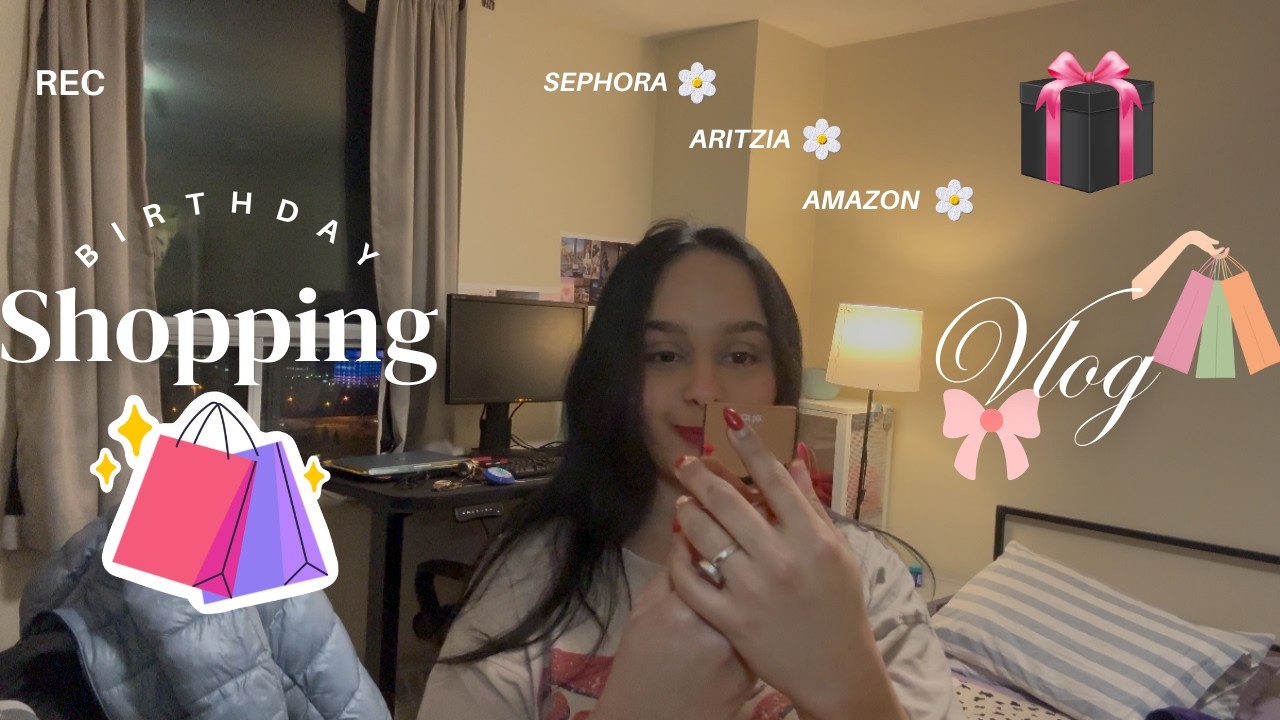 My Birthday shopping Vlog ♥️✨🎊