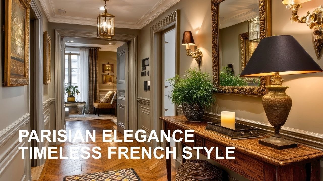 Parisian Elegance in a Small Home | Elegant Small Space Living