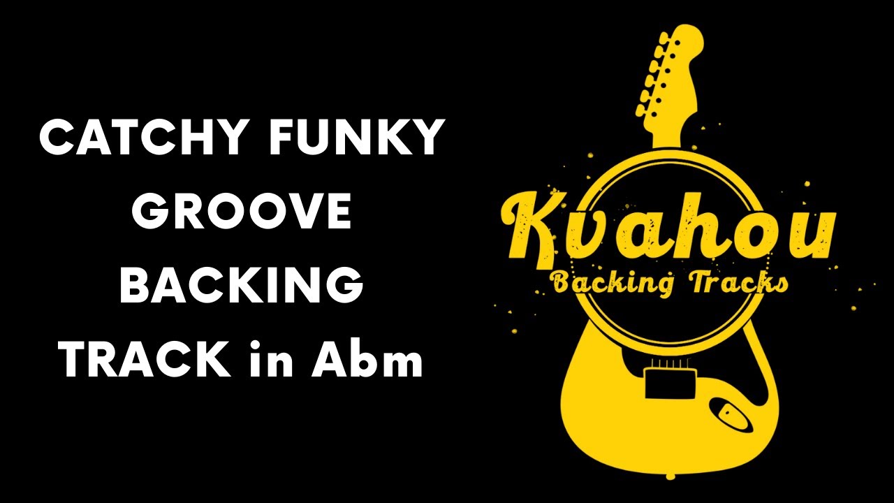 Catchy Funky Groove Backing Track in Abm