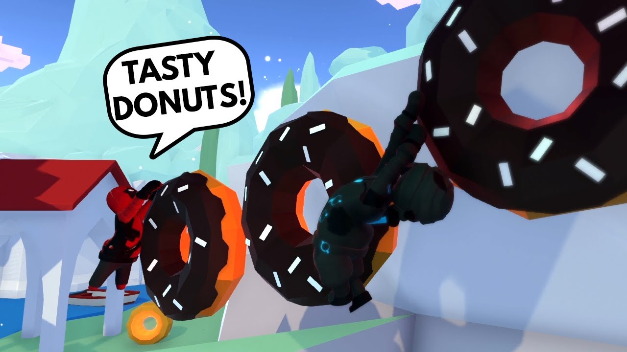 DEADPOOL AND GENJI NEEDS TO ESCAPE DONUTS ISLAND in HUMAN FALL FLAT