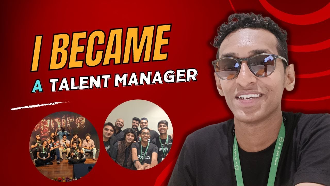 I became a Talent Manager