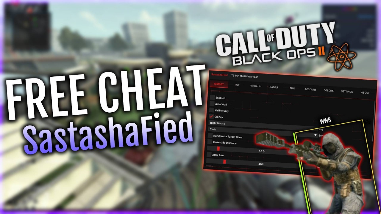 Чит SastashaFied для BO2 на плутоний &mdash; БЕСПЛАТНЫЙ аимбот, бесшумное прицеливание, ESP, радар и мн...