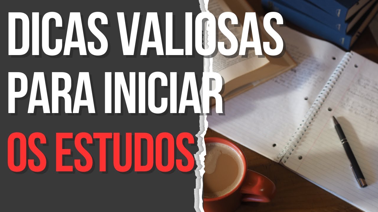 Como iniciar a vida de estudos? ~ OdC