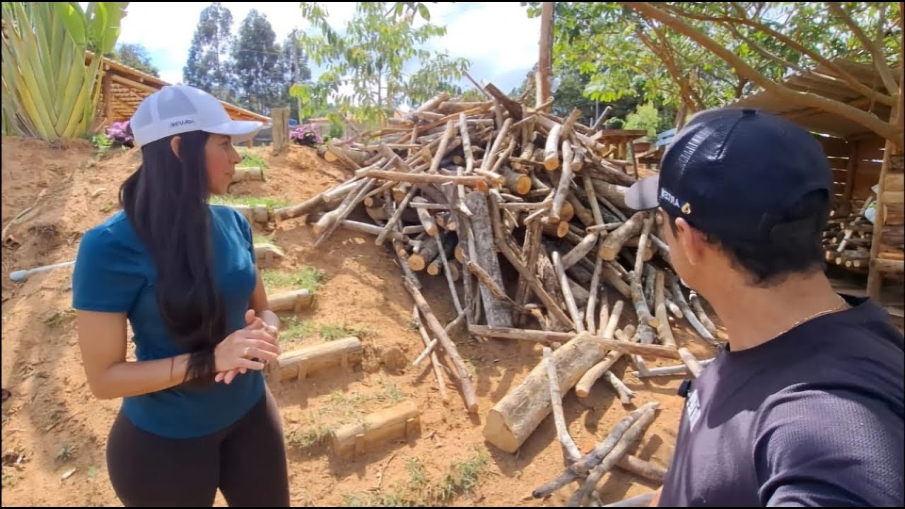 Vida na ROÇA , Lenha pro nosso fogão caipira , Como foi nosso dia aqui no recanto.