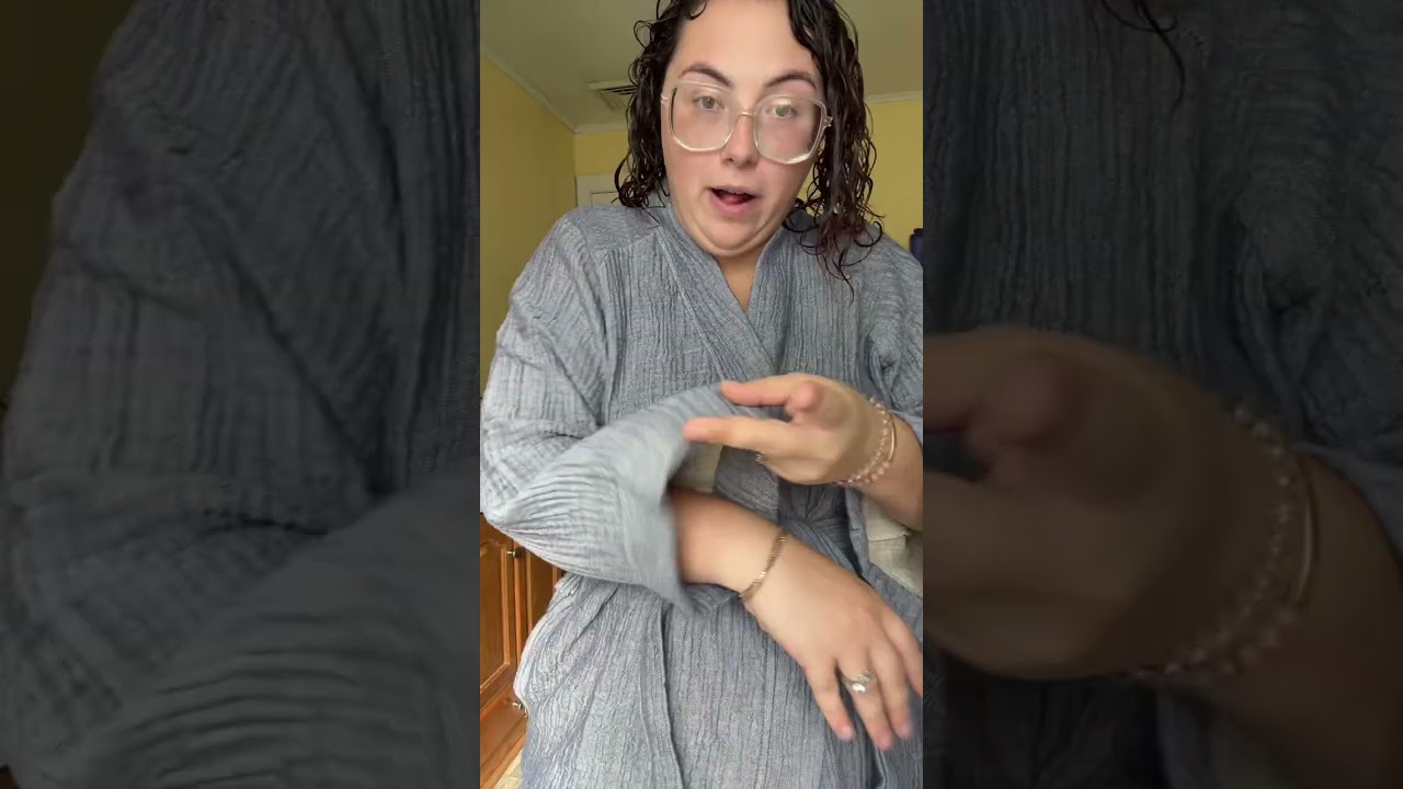 this 100% Cotten/linen robe is everythingggg 