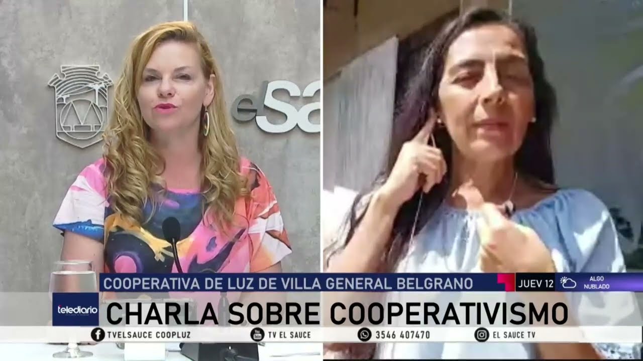 CECILIA SOTOMAYOR   CHARLA SOBRE COOPERATIVISMO